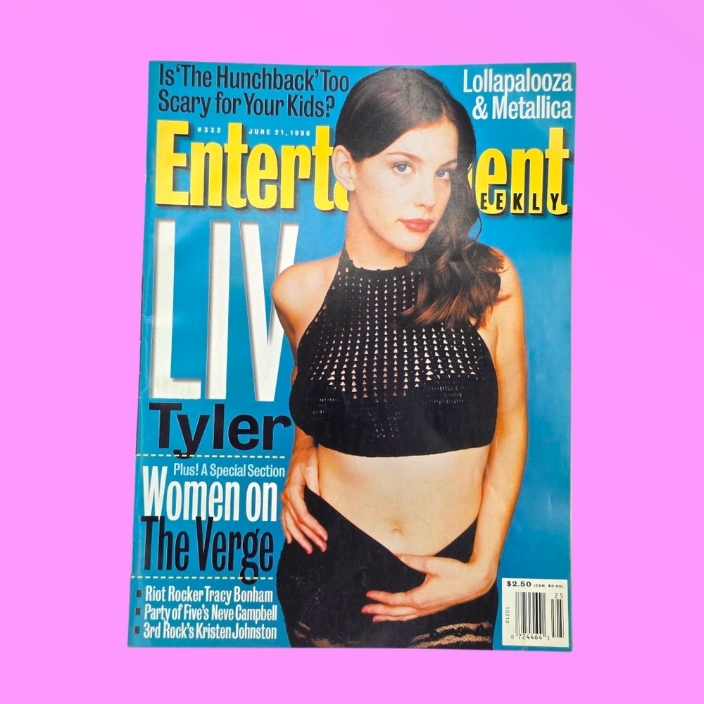 Vintage 1996 Entertainment Weekly Liv Tyler Issue